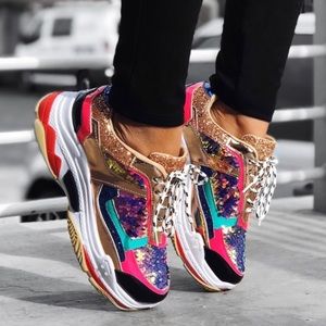 FashionNova Glitter Sneakers